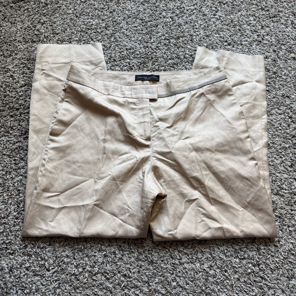 Fabiana Filippi Linen Blend Pants size 6